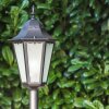 Hongkong Frost Buiten staande lamp Zwart, 1-licht