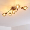 Arconciel Plafondlamp Bruin, 5-lichts