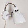 Stranderott Muurlamp Chroom, Wit, 1-licht