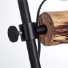 Gondo Tafellamp Hout licht, Zwart, 1-licht