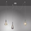 Leuchten Direkt DIY Hanglamp roestvrij staal, 3-lichts