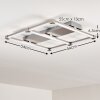 Beken Plafondlamp LED Staal geborsteld, 1-licht