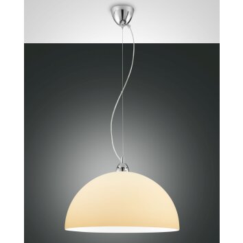 Fabas Luce Nice Hanglamp Chroom, 1-licht
