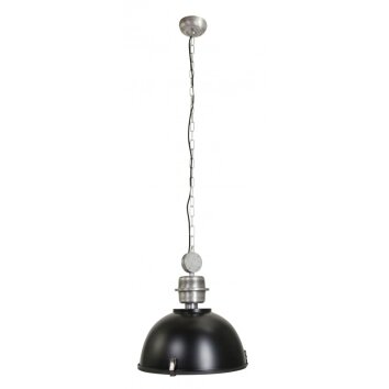 Steinhauer Bikkel Hanglamp Zwart, 1-licht