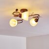 Peccia Plafondlamp Roest, 3-lichts