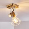 Nifun Plafondlamp Bruin, Wit, 1-licht