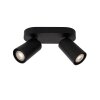 Lucide XYRUS Plafond spot LED Zwart, 2-lichts