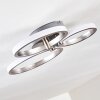 Volonne Plafondlamp LED Zilver, 3-lichts