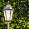 Hongkong Frost Buiten staande lamp Bruin, Goud, 1-licht