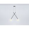 Serien Lighting TWIN Suspension Hanglamp LED Zwart, 1-licht