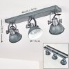 Gudo Plafondlamp Blauw, Grijs, 3-lichts