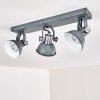 Gudo Plafondlamp Blauw, Grijs, 3-lichts