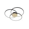 Trio Sedona Plafondlamp LED Zwart, 1-licht