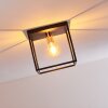 Yuhigaoka Plafondlamp Zwart, 1-licht