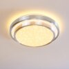 Mirabeau Plafondlamp LED Aluminium, 2-lichts, Afstandsbediening, Kleurwisselaar