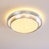Mirabeau Plafondlamp LED Aluminium, 2-lichts, Afstandsbediening, Kleurwisselaar