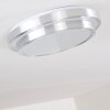 Mirabeau Plafondlamp LED Aluminium, 2-lichts, Afstandsbediening, Kleurwisselaar
