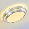 Mirabeau Plafondlamp LED Aluminium, 2-lichts, Afstandsbediening, Kleurwisselaar