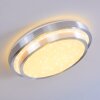 Mirabeau Plafondlamp LED Aluminium, 2-lichts, Afstandsbediening, Kleurwisselaar