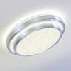 Mirabeau Plafondlamp LED Aluminium, 2-lichts, Afstandsbediening, Kleurwisselaar