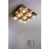 Wofi Cholet Plafondlamp LED Nikkel mat, 9-lichts