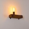 Balakovo Muurlamp Hout donker, Roest, 1-licht