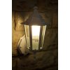 Rabalux Velence Muurlamp Transparant, Helder, Wit, 1-licht