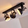 Gudo Plafondlamp Zwart, 3-lichts