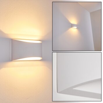 Patea Muurlamp Wit, 1-licht