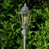Lignac Buiten staande lamp Zwart, Zilver, 1-licht, Bewegingsmelder