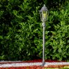 Lignac Buiten staande lamp Zwart, Zilver, 1-licht, Bewegingsmelder