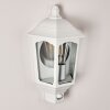 Brissago Buiten muurverlichting Wit, 1-licht, Bewegingsmelder