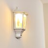 Brissago Buiten muurverlichting Wit, 1-licht, Bewegingsmelder