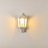 Brissago Buiten muurverlichting Wit, 1-licht, Bewegingsmelder