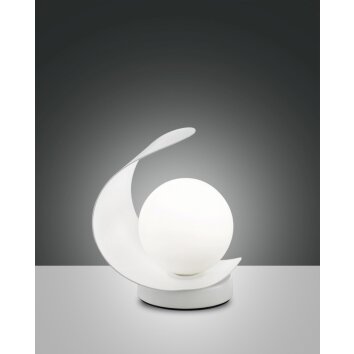 Fabas Luce Adria Tafellamp LED Wit, 1-licht