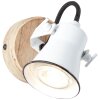 Brilliant Seed Muurlamp Hout licht, Wit, 1-licht