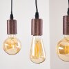 Coleman Hanglamp Hout licht, Roest, 6-lichts