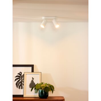Lucide XYRUS Plafond spot LED Wit, 2-lichts