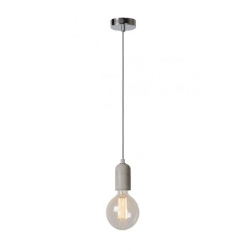 Lucide SOLO Hanger LED Grijs, Transparant, Helder, 1-licht