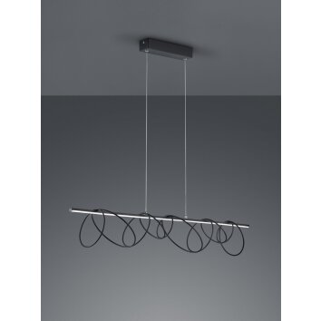 Reality Saba Hanglamp LED Zwart, 1-licht