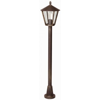 Albert 129 Buiten staande lamp Bruin, Messing, 1-licht