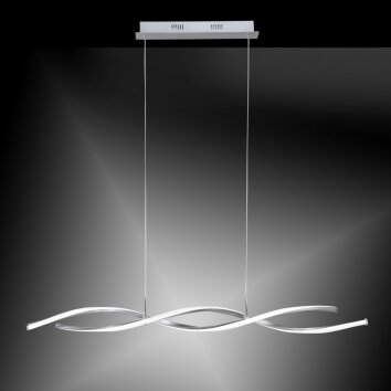 Paul Neuhaus POLINA Hanglamp LED roestvrij staal, 2-lichts