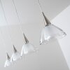 Varanasi Hanger LED Nikkel mat, 4-lichts