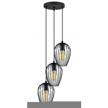 Eglo NEWTOWN Hanglamp Zwart, 3-lichts