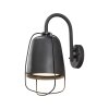 Konstsmide Perugia Muurlamp Zwart, 1-licht