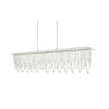 Globo SCALA Hanglamp LED Chroom, Duidelijk, 1-licht, Afstandsbediening