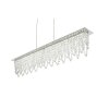 Globo SCALA Hanglamp LED Chroom, Duidelijk, 1-licht, Afstandsbediening