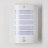 Alslev Buiten muurverlichting Wit, 1-licht, Bewegingsmelder