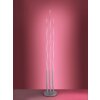 Leuchten Direkt Ls-WAVE Staande lamp LED roestvrij staal, 3-lichts, Afstandsbediening, Kleurwisselaar