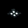 Grossmann CREO Plafondlamp LED Zwart, 4-lichts